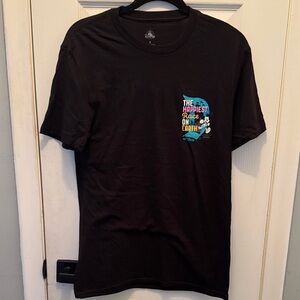 Disney Black Tee with Colorful Graphic